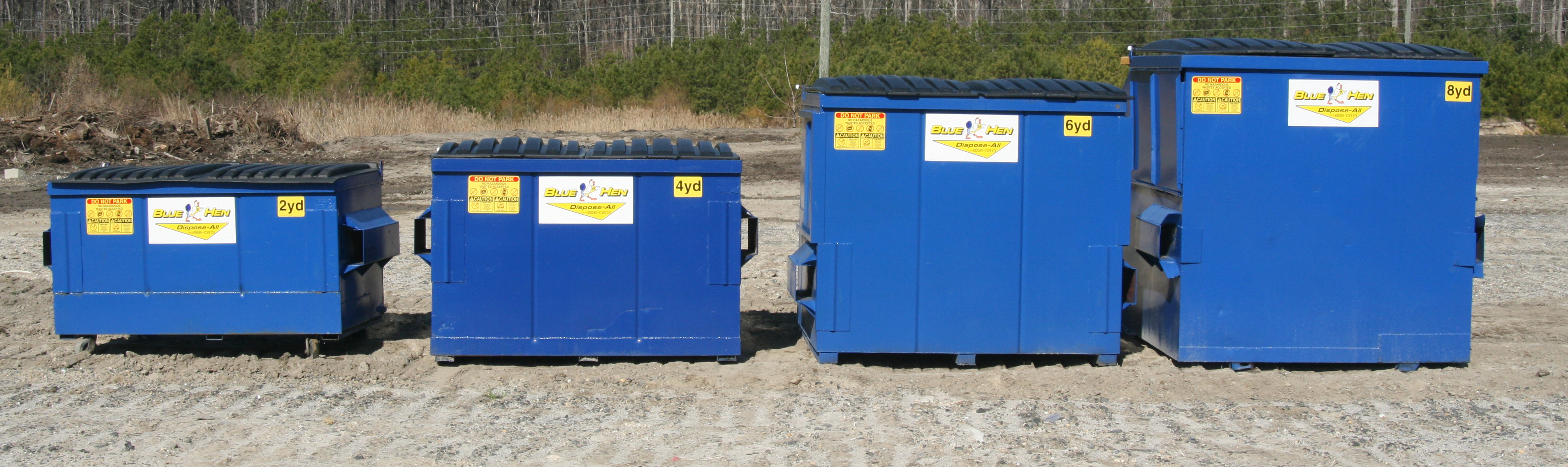 Front Load Commercial Trash Disposal Containers